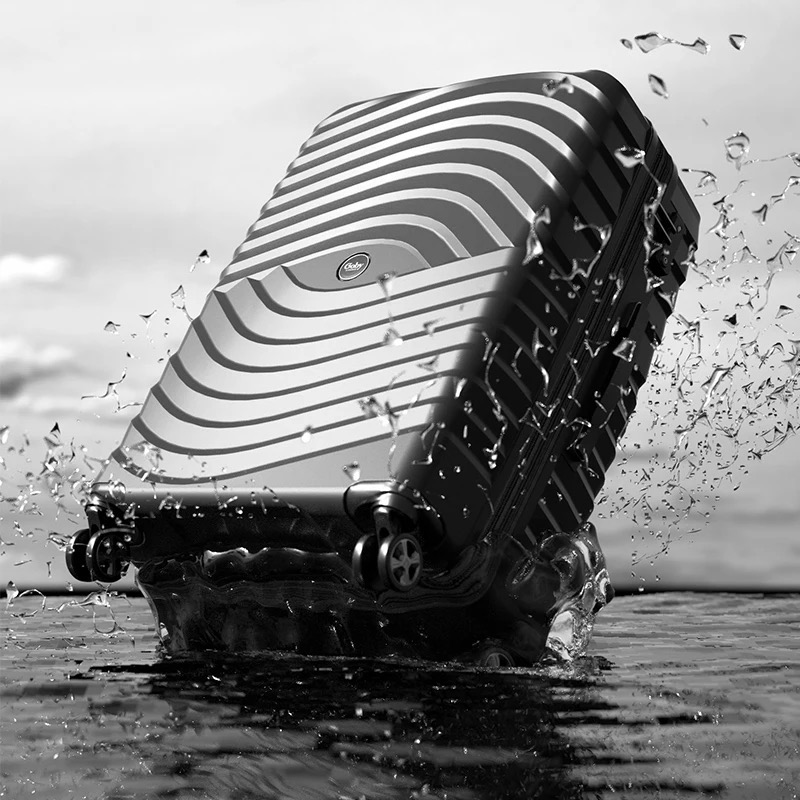 20 24 28 Inch 3pcs Set Abs Pc Luggage Zippler Suitcase Business Trolley